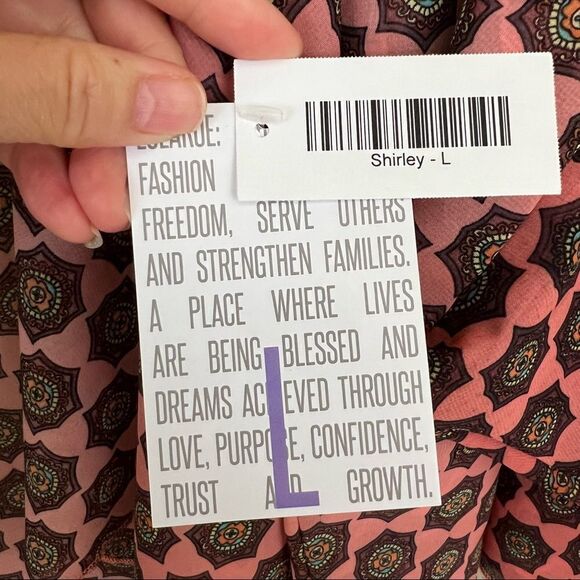 Lularoe Shirley Kimono - Size Large - Picture 4 of 5